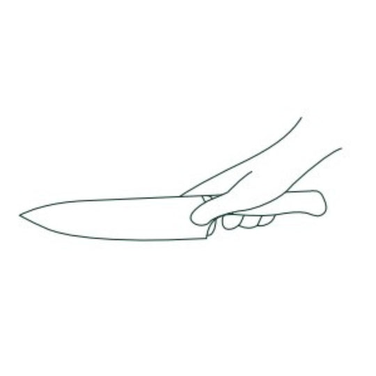 Cómo sujetar correctamente el cuchillo de cocina